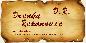 Drenka Repanović vizit kartica
